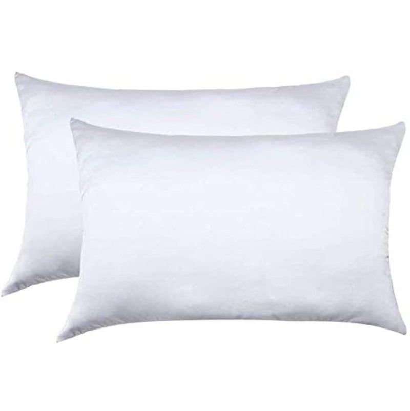 Jocoku 100% Mulberry Silk Pillowcases Set of 2 for Hair and Skin and Super Soft and Breathable Queen Size Nature Silk Pillowcases (Queen, White) - Image 1